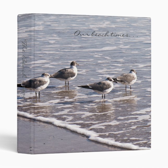 Sandpipers at the Tide Line Beach Binder (Front/Spine)