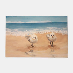 Sandpipers by the Sea Shore Doormat