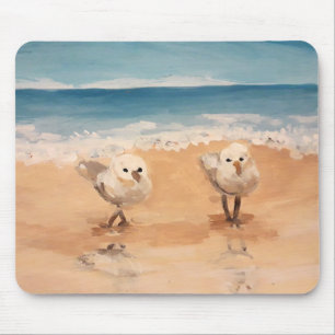 Sandpipers by the Sea Shore  Mouse Pad