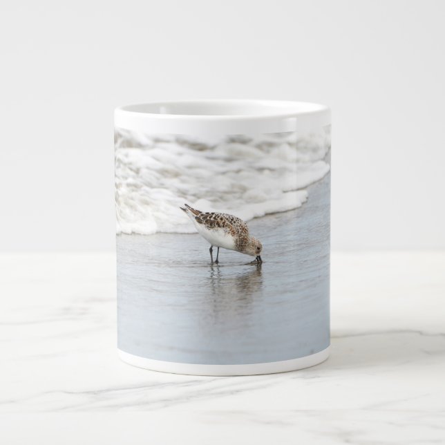 Sandpipers on the Beach Photo Specialty Coffee Mug (Front)