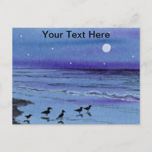 Sandpipers Postcard