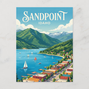Sandpoint Idaho Postcard