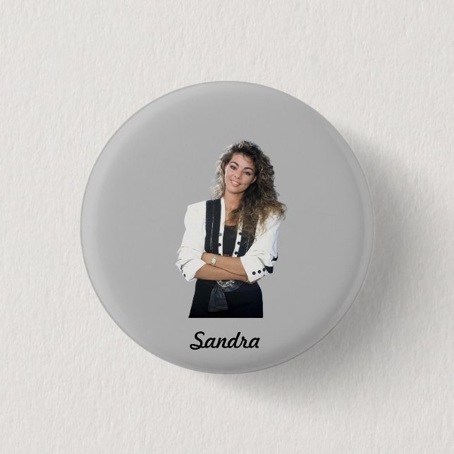  Sandra Badge rond 2,50 cm 1 Inch Round Button (Front)