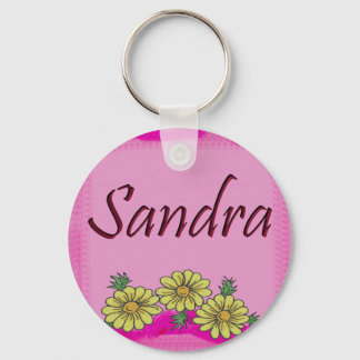Sandra Daisy Keychain
