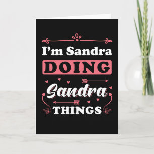 Sandra I Am Sandra Card