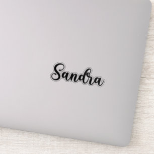 Sandra Name - Handwritten Calligraphy