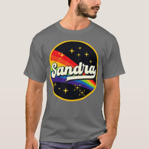 Sandra Rainbow In Space Vintage Style T-Shirt