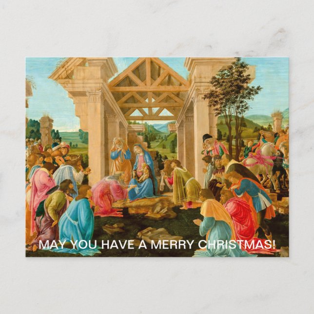 Sandro Botticelli, Adoration of the Magi  Holiday (Front)