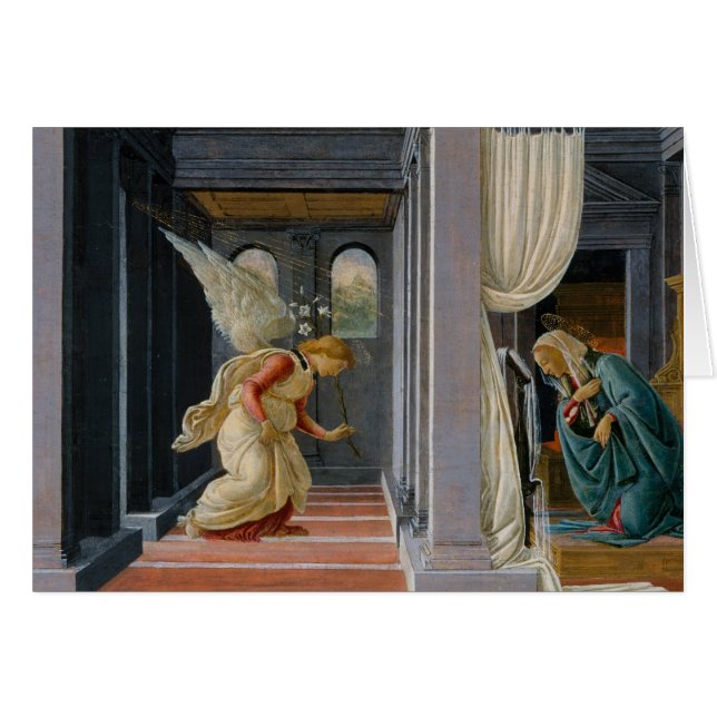 Sandro Botticelli - Annonciation (Devant horizontal)