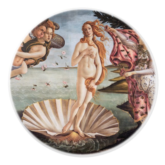 Sandro Botticelli - Birth of Venus Ceramic Knob (Front)
