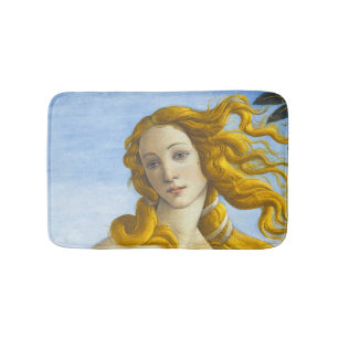 Sandro Botticelli - Birth of Venus Close-up Bath Mat