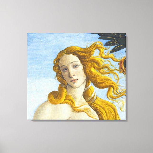 Sandro Botticelli - Birth of Venus Close-up Canvas Print (Front)