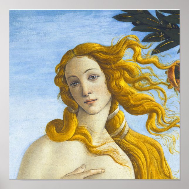 Sandro Botticelli - Birth of Venus Close-up Poster (Front)