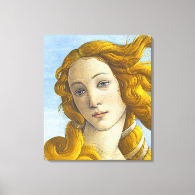 Sandro Botticelli - Birth of Venus Detail Canvas Print (Front)
