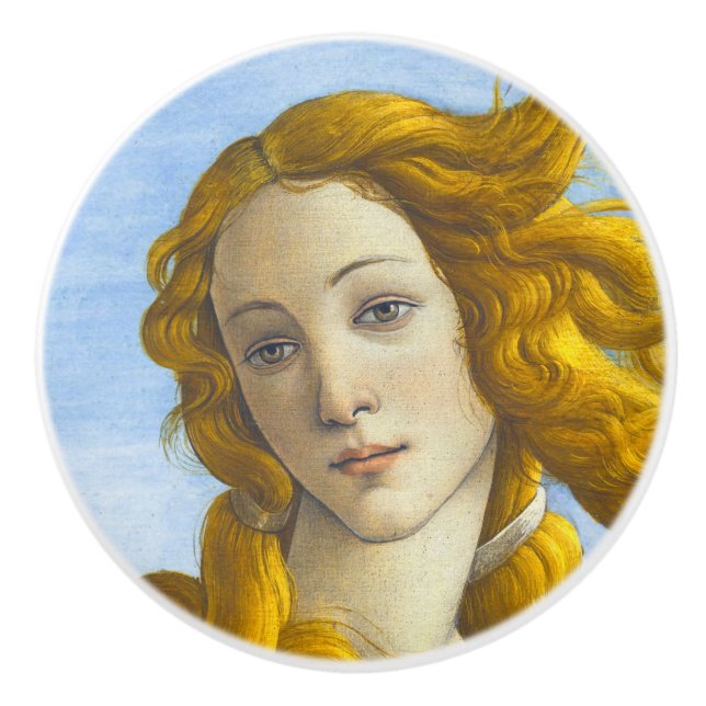 Sandro Botticelli - Birth of Venus Detail Ceramic Knob (Front)