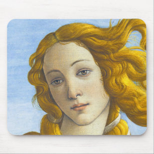 Sandro Botticelli - Birth of Venus Detail Mouse Pad