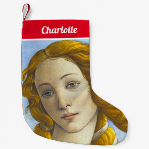 Sandro Botticelli - Birth of Venus Detail Small Christmas Stocking