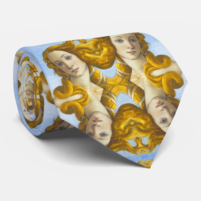 Sandro Botticelli - Birth of Venus Detail Tie (Rolled)