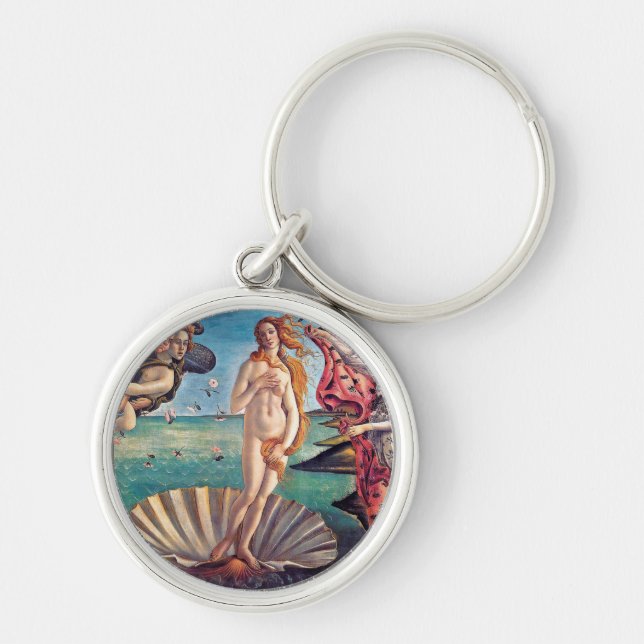 Sandro Botticelli - Birth of Venus - Fine Art Keychain (Front)