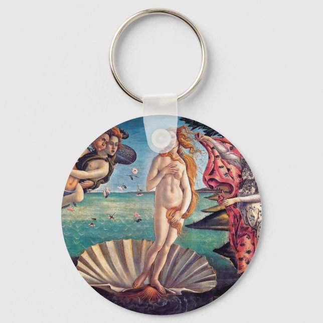 Sandro Botticelli - Birth of Venus - Fine Art Keychain (Front)