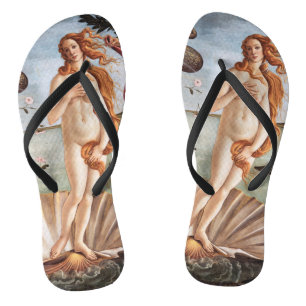 Sandro Botticelli - Birth of Venus Flip Flops