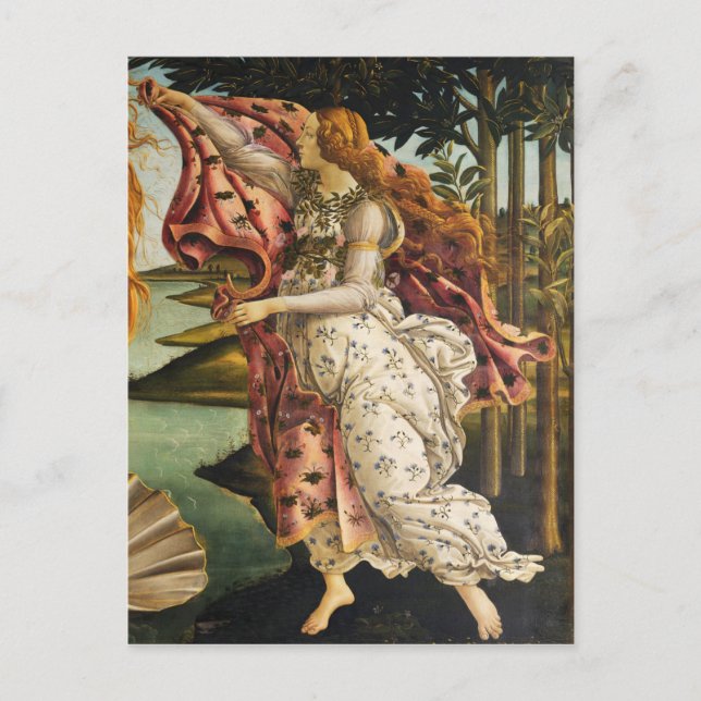 Sandro Botticelli Birth of Venus Hora of Spring Postcard (Front)