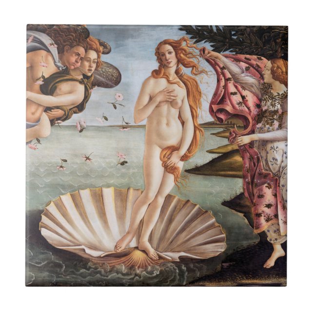 Sandro Botticelli - Birth of Venus Tile (Front)
