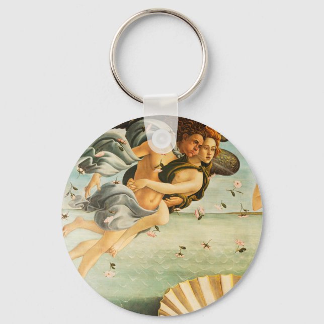 Sandro Botticelli Birth of Venus Zephyrus, Chloris Keychain (Front)