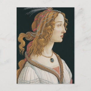 Sandro Botticelli - Idealized Portrait of a Lady Postcard