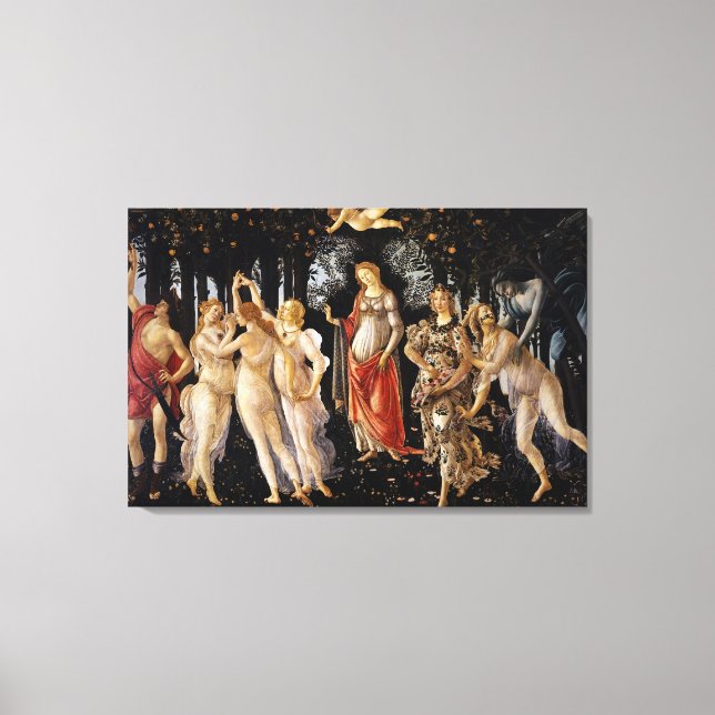 Sandro Botticelli - La Primavera Canvas Print (Front)