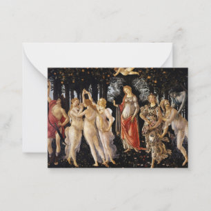 Sandro Botticelli - La Primavera Card