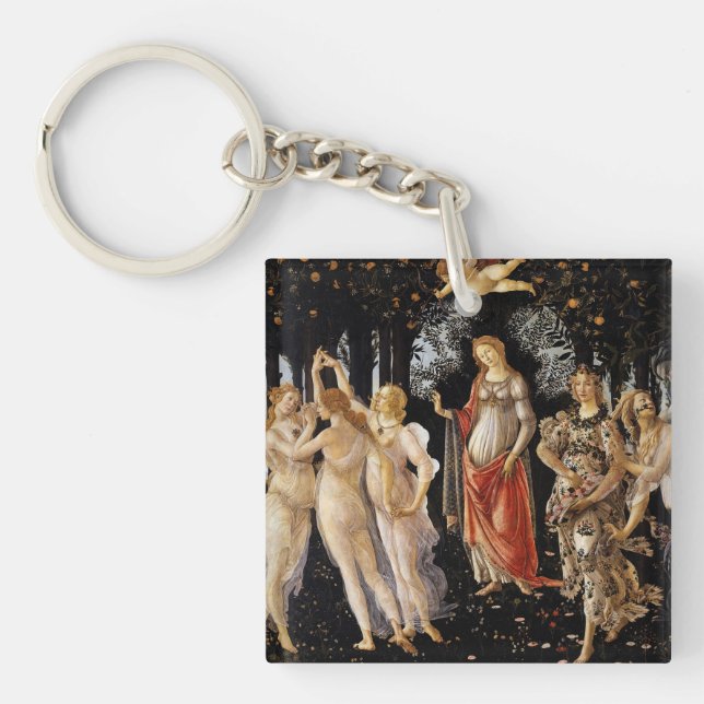 Sandro Botticelli - La Primavera Keychain (Front)