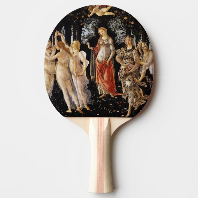 Sandro Botticelli - La Primavera Ping Pong Paddle (Front)