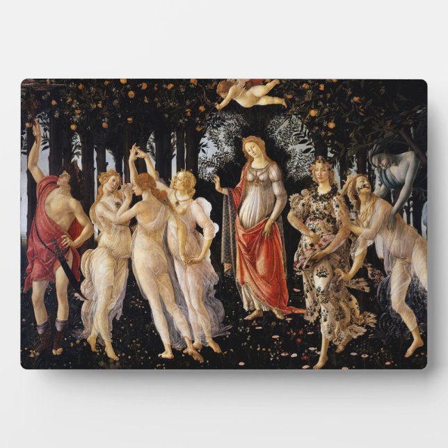 Sandro Botticelli - La Primavera Plaque (Front)