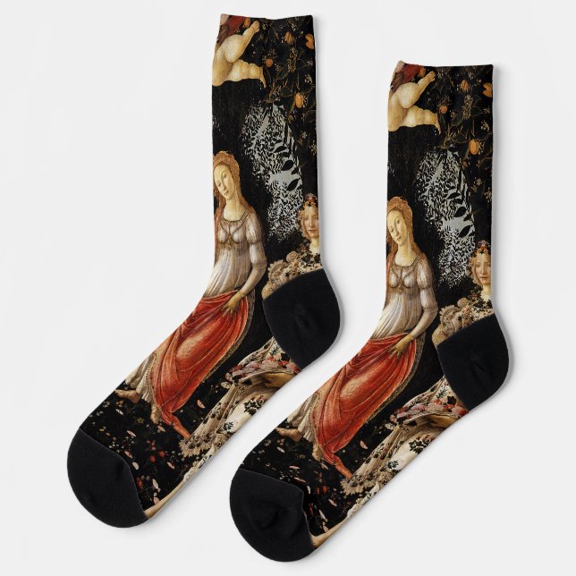 Sandro Botticelli - La Primavera Socks (Left)