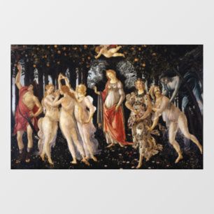 Sandro Botticelli - La Primavera Window Cling