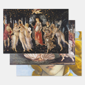 Sandro Botticelli - Masterpieces Selection Wrapping Paper Sheet