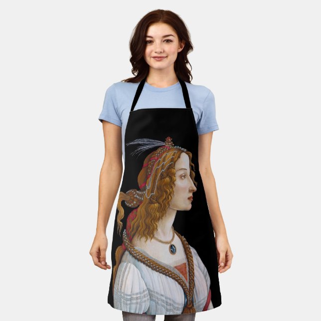 Sandro Botticelli - Portrait of Simonetta Vespucci Apron (Worn)
