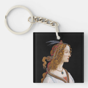 Sandro Botticelli - Portrait of Simonetta Vespucci Keychain