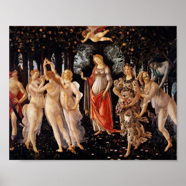 Sandro Botticelli Primavera Fine Art Poster (Front)