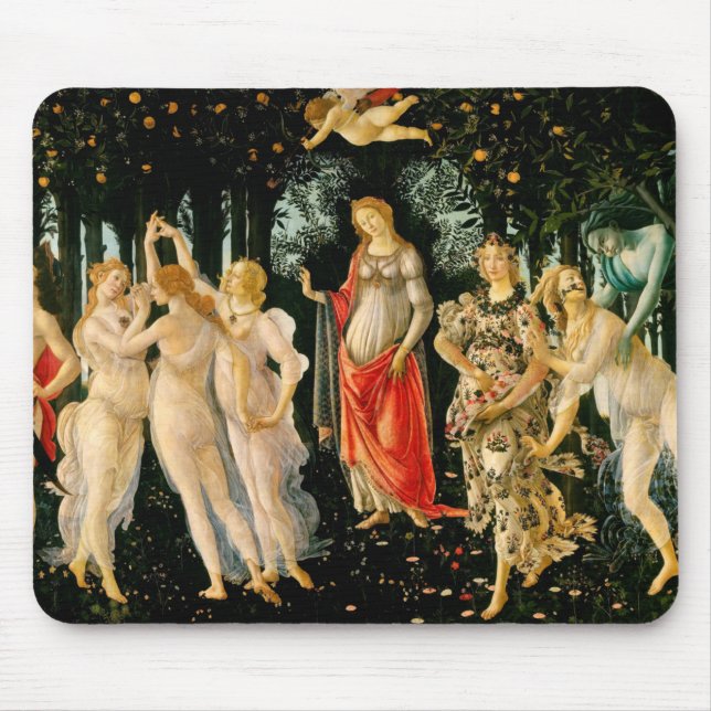 Sandro Botticelli "Primavera (Spring)" Mouse Pad (Front)