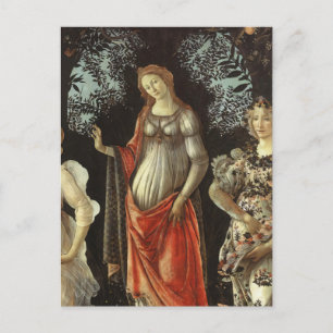 Sandro Botticelli - Spring-Venus & Flora Fine Art Postcard
