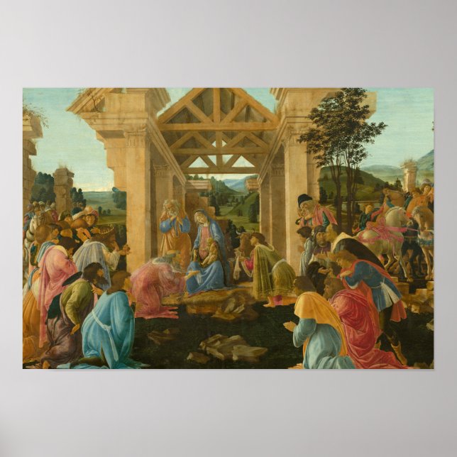 Sandro Botticelli - The Adoration of the Magi Poster (Front)