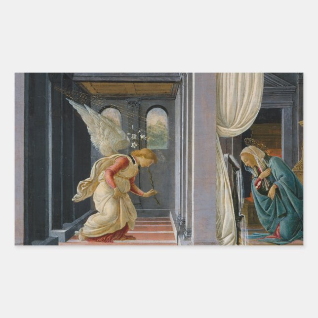 Sandro Botticelli - The Annunciation Sticker (Front)
