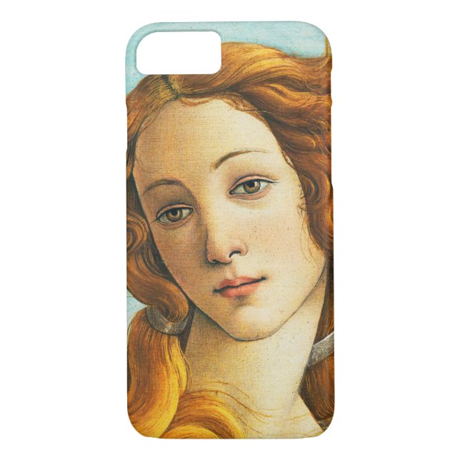 Sandro Botticelli The Birth of Venus Face Detail Case-Mate iPhone Case (Back)