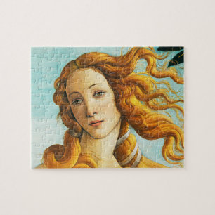 Sandro Botticelli The Birth of Venus Face Detail Jigsaw Puzzle
