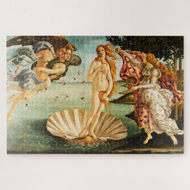 Sandro Botticelli The Birth of Venus Fine Art Jigsaw Puzzle (Horizontal)