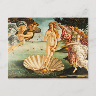 Sandro Botticelli The Birth of Venus Fine Art Postcard