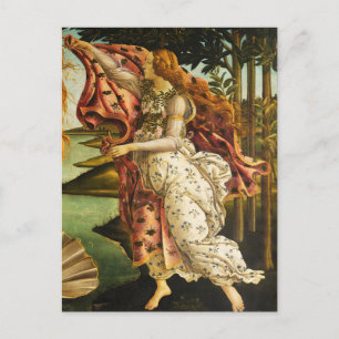 Sandro Botticelli "The Birth of Venus - Hora" Post Postcard