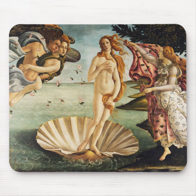 Sandro Botticelli "The Birth of Venus" Mouse Pad (Front)
